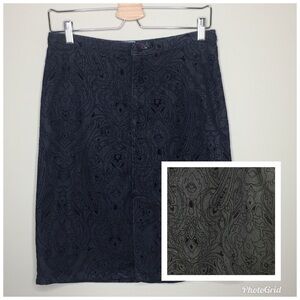 [FDJ French Dressing] Jean skirt with front slit